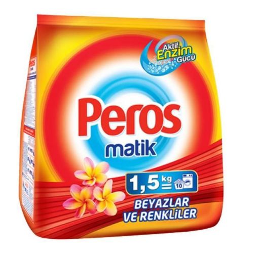 PEROS MATİK 1,5 KG BEYAZ VE RENKLİLER. ürün görseli