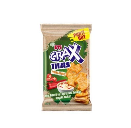 ETİ CRAX THİNS EKŞİ KREMALI 110 GR. ürün görseli